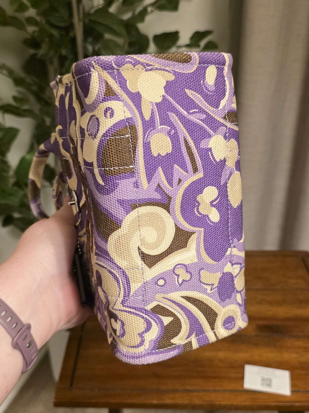 Coach Cargo Tote Bag 20 with Paisley Print - Picture 10 of 10